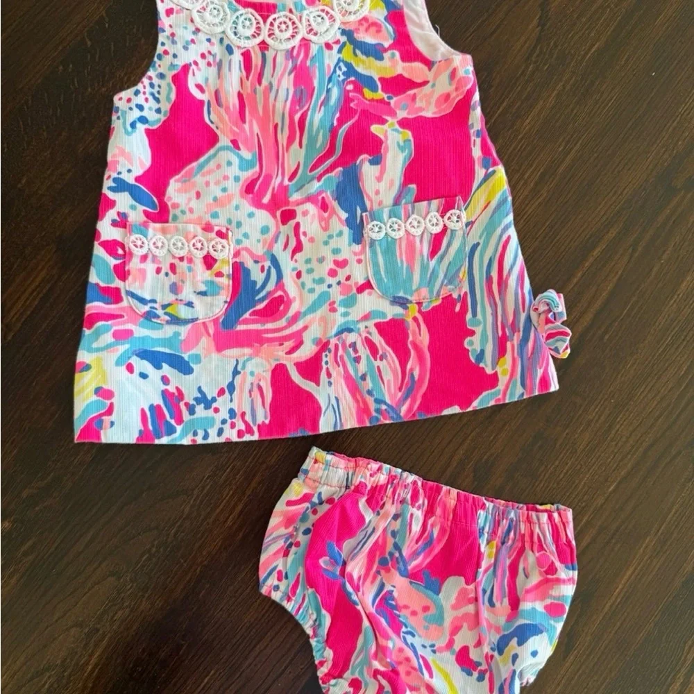 Lilly Pulitzer Diaper Cover set size 3-6M